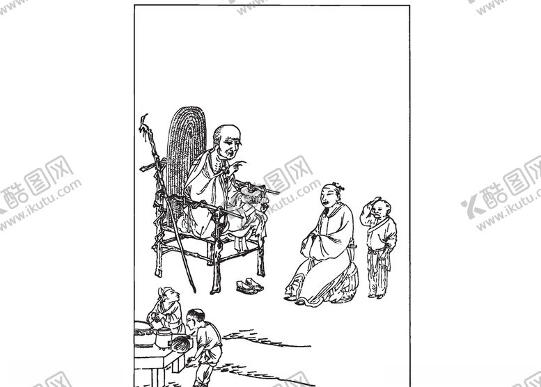 编号：80905310010401535424【酷图网】源文件下载-古代人物素材