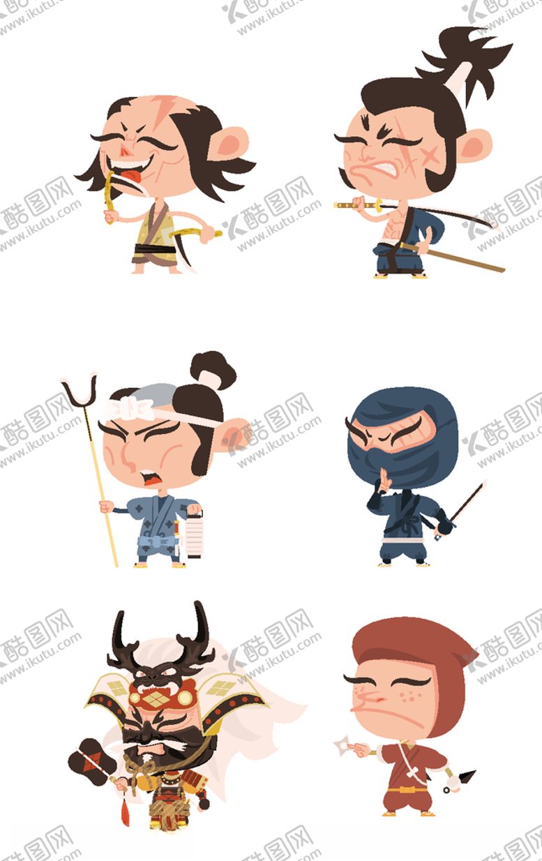 编号：58206409130507249938【酷图网】源文件下载-古代卡通人物