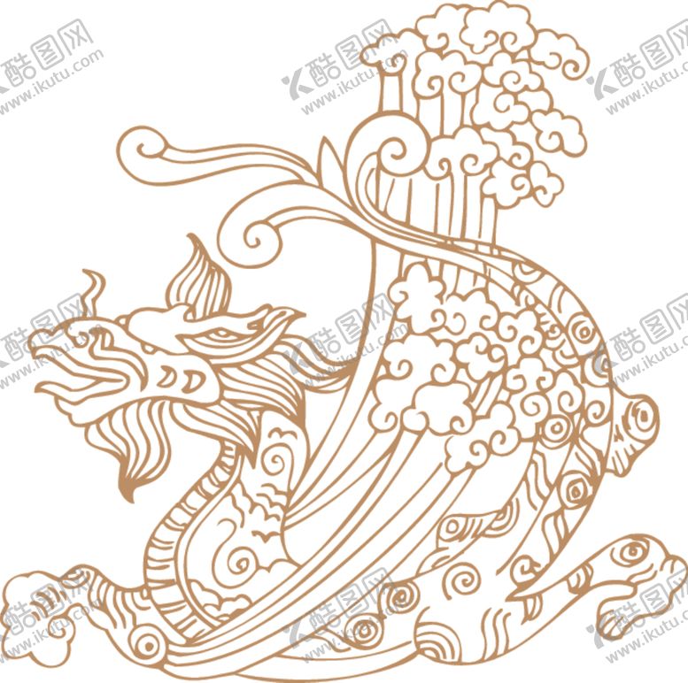 编号：99275410301744505591【酷图网】源文件下载-龙团龙凤龙印刷烫金底纹背景纹图