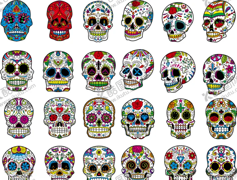 编号：90621209111337477647【酷图网】源文件下载-潮流骷髅头素材