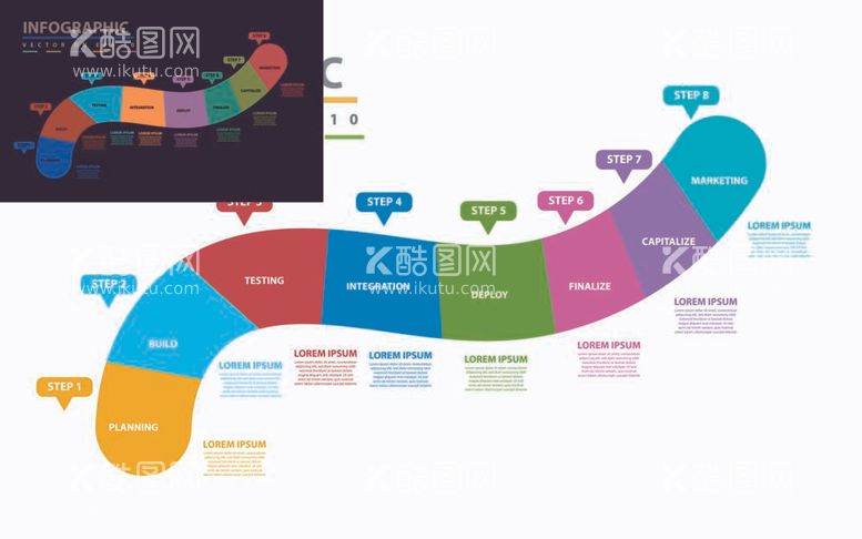 编号：96738912030727056929【酷图网】源文件下载-信息图表 流程图 ppt 