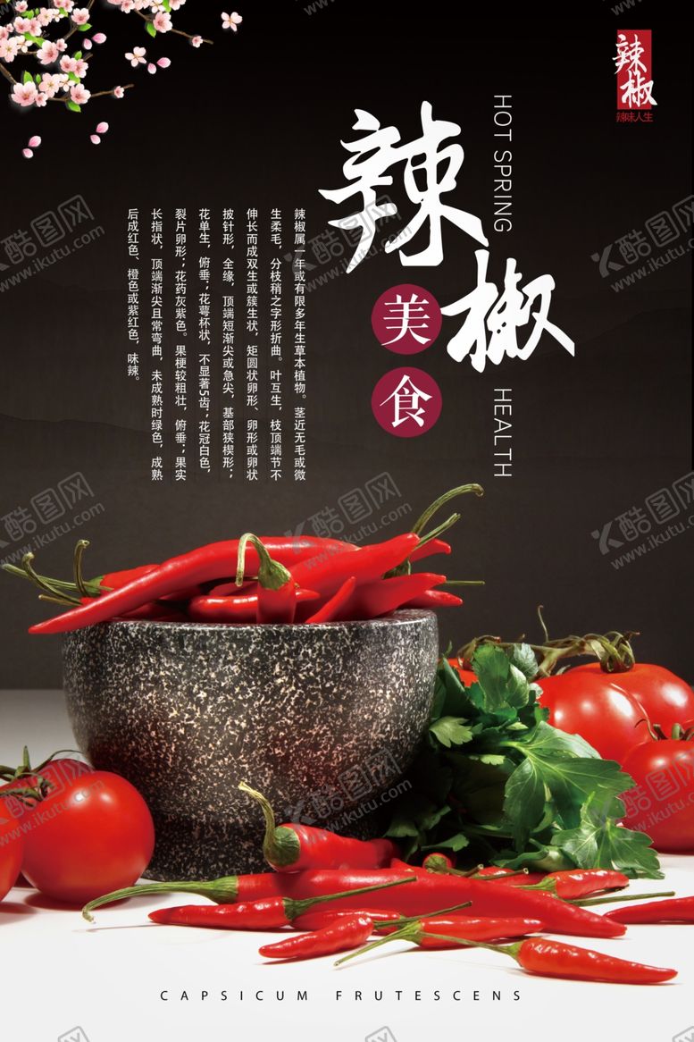 编号：20103406272325072422【酷图网】源文件下载-蔬菜辣椒宣传海报