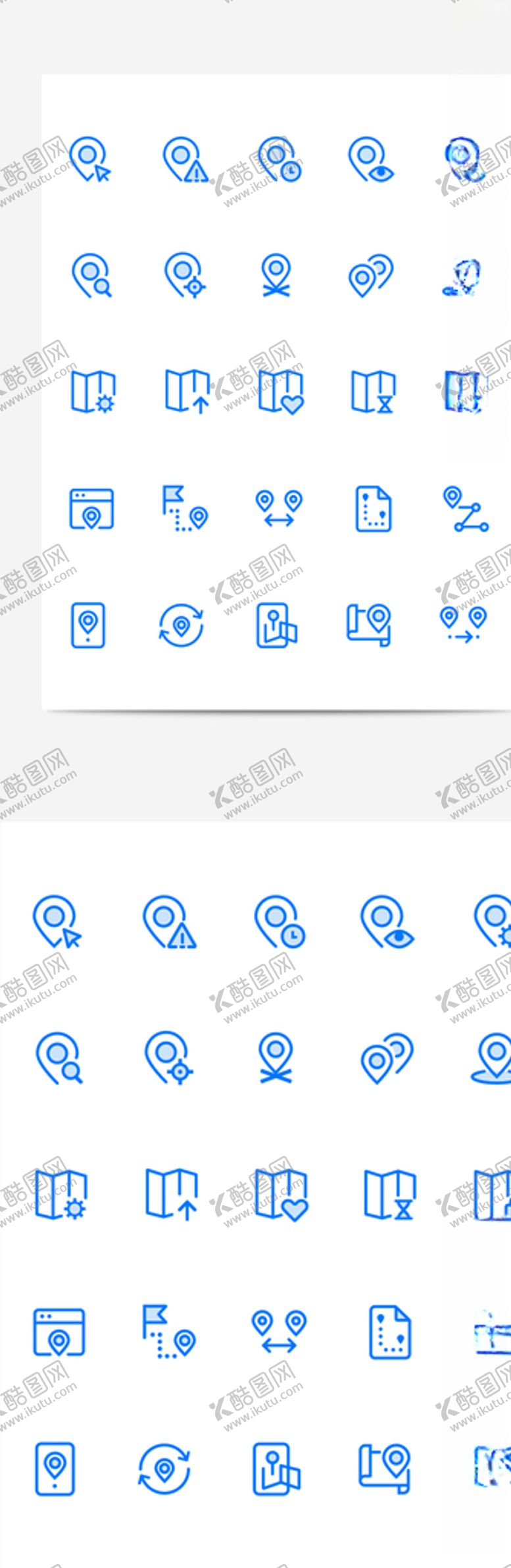 编号：19813806281405333848【酷图网】源文件下载-线性地标附近图标icon