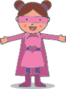 女超人卡通三八妇女母亲节海报