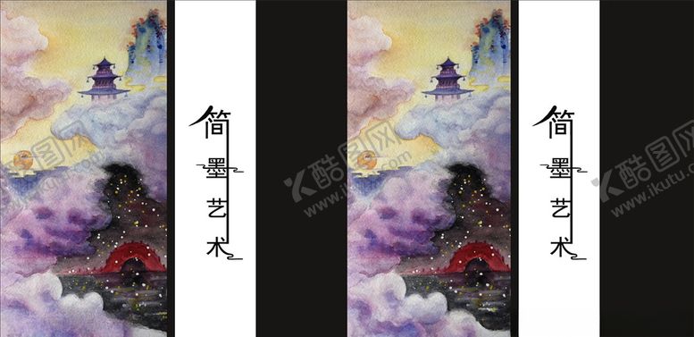 编号：89545710191649344276【酷图网】源文件下载-简墨艺术手提袋