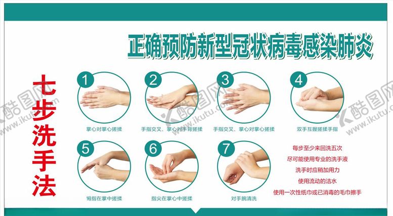 编号：30850507061444314458【酷图网】源文件下载-七步洗手法