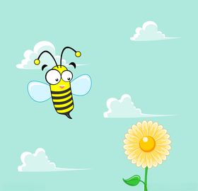蜂农养蜜蜂插画人物