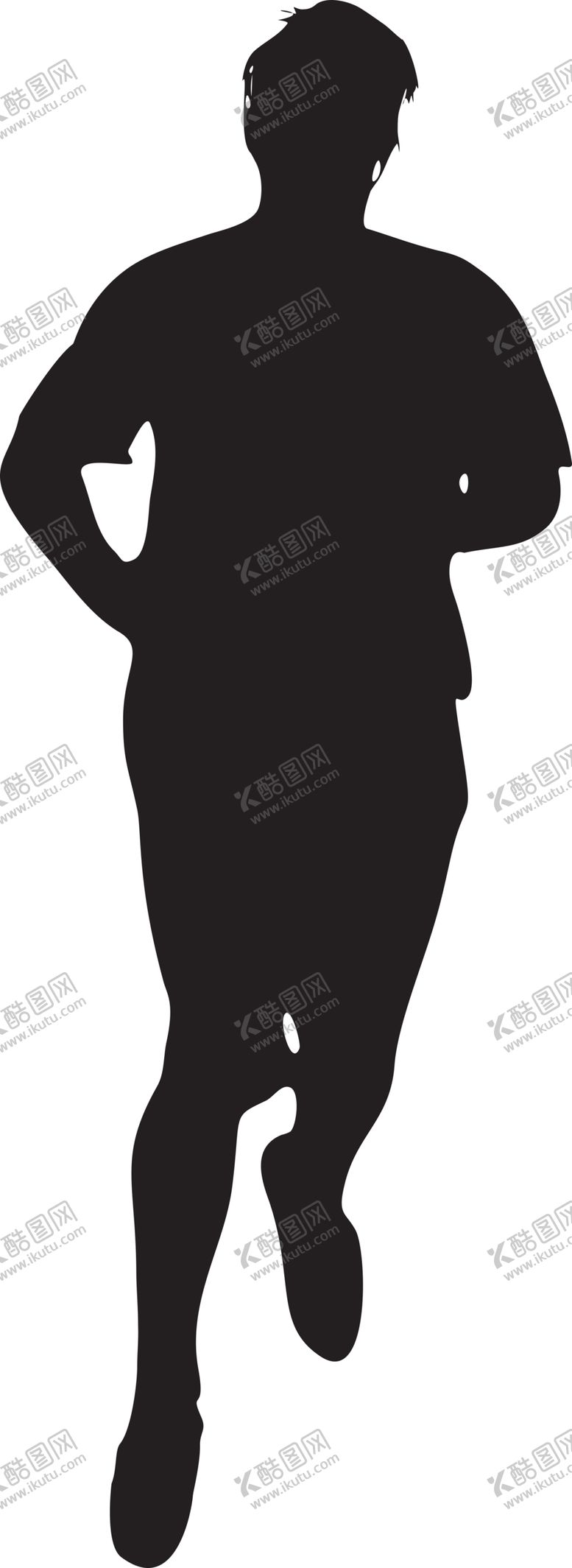 编号：60453809182008139163【酷图网】源文件下载-运动员剪影