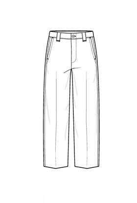 服装款式V领设计外套