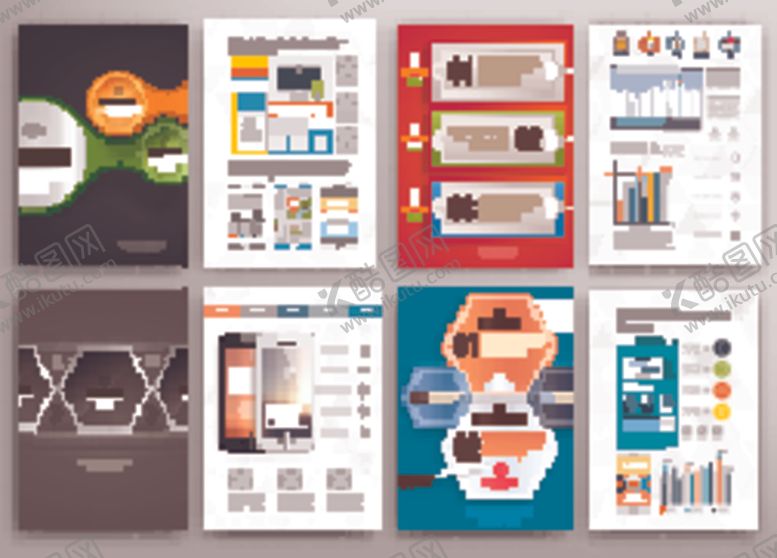 编号：57774904050025235063【酷图网】源文件下载-多样宣传册设计模板展示