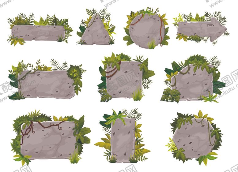 编号：55740904050022161746【酷图网】源文件下载-绿叶边框