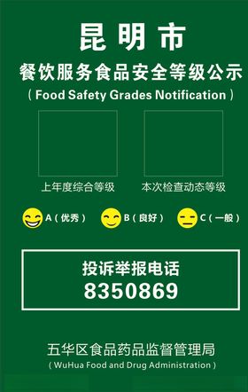 安全等级公示