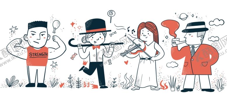 编号：41219109161029039913【酷图网】源文件下载-劳动者手绘