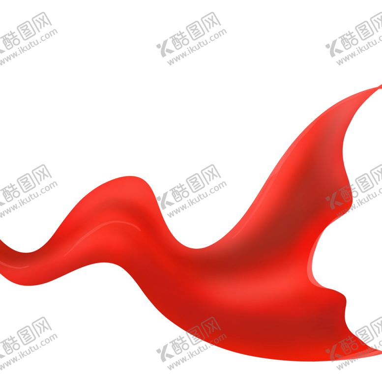 编号：63308406260417059338【酷图网】源文件下载-红色飘带