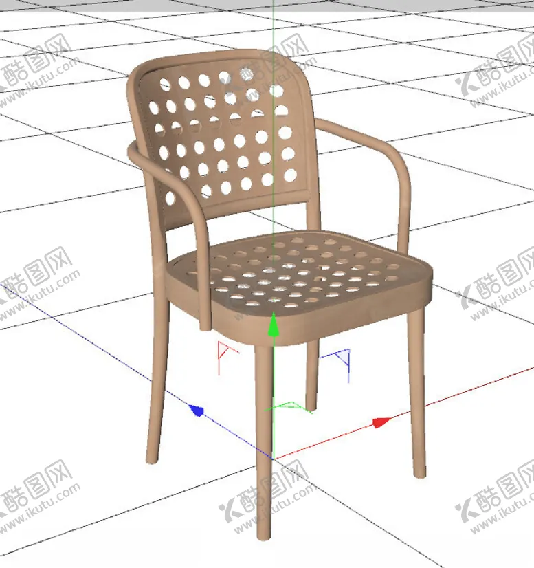编号：53892902170419223982【酷图网】源文件下载-C4D模型椅子