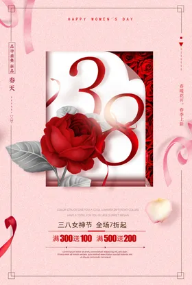 女神节生妇展板