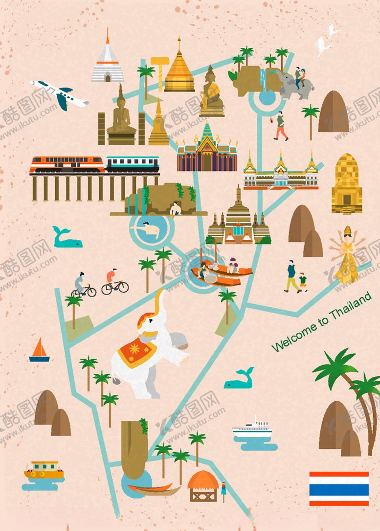 编号：83301910091214281717【酷图网】源文件下载-城市旅游创意卡通插画