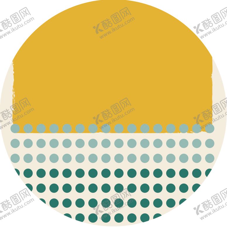 编号：64136101260836192058【酷图网】源文件下载-几何圆斑点圆形挂画装饰画