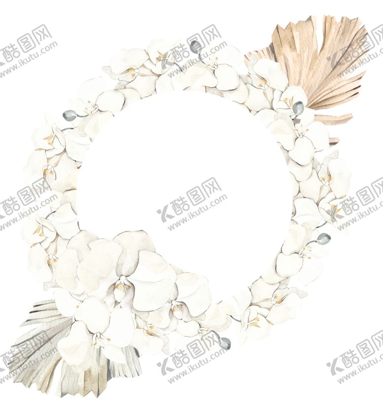 编号：78444707070001062448【酷图网】源文件下载-北欧小清新水彩植物图案