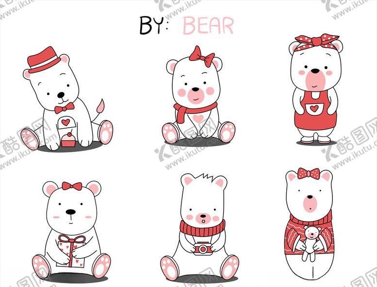 编号：18003810021444332335【酷图网】源文件下载-可爱小熊