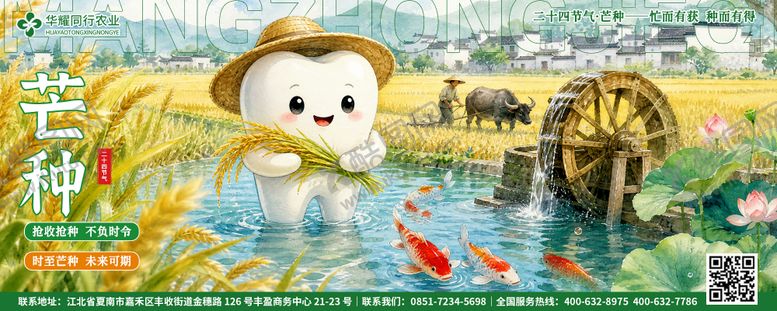 编号：70505205312348347613【酷图网】源文件下载-芒种节气展板