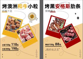 编号：67071210292048508701【酷图网】源文件下载-牛排烤肉新品海报