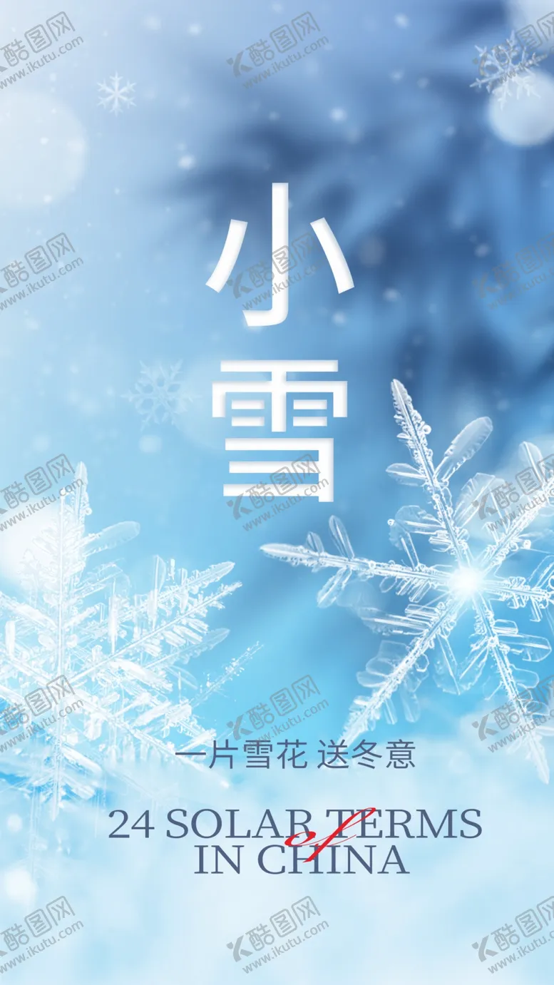 编号：76659812070121129925【酷图网】源文件下载-小雪海报