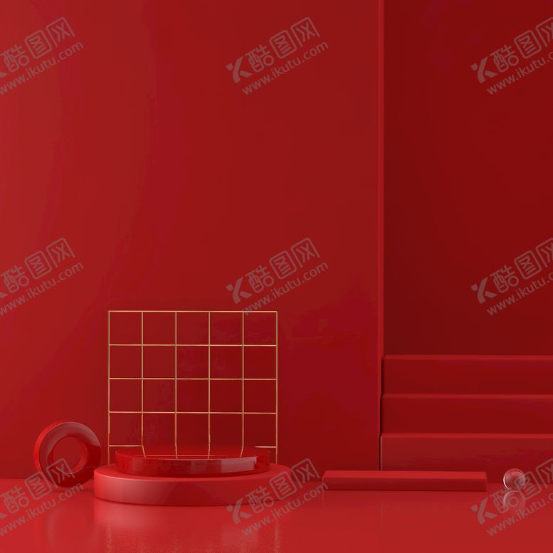 编号：15399302031225392299【酷图网】源文件下载-简约立体展台