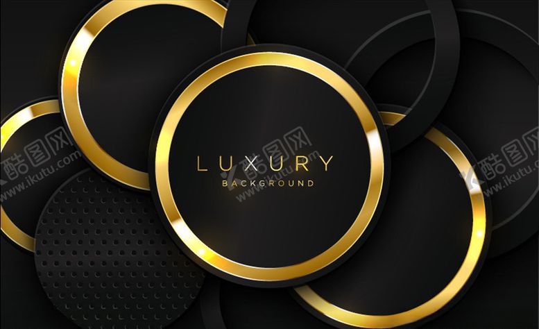 编号：43417309160317037905【酷图网】源文件下载-金色园圈底纹