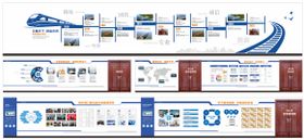 国企文化长廊背景板