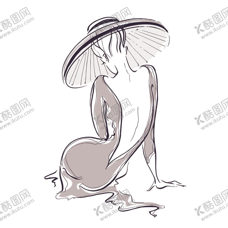 编号：10930006240011391801【酷图网】源文件下载-女性插画