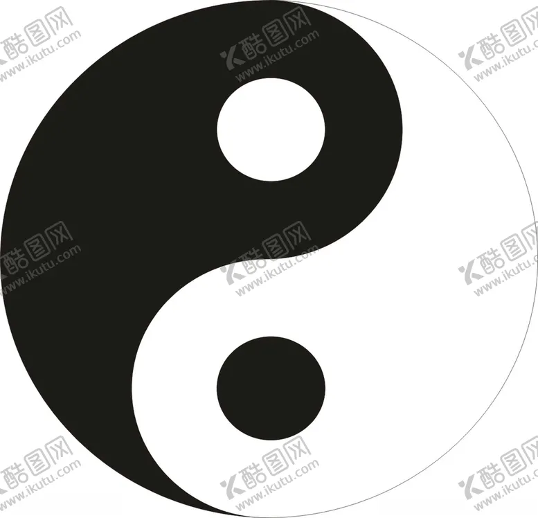 编号：67227104171851428137【酷图网】源文件下载-阴阳眼太极图矢量八卦