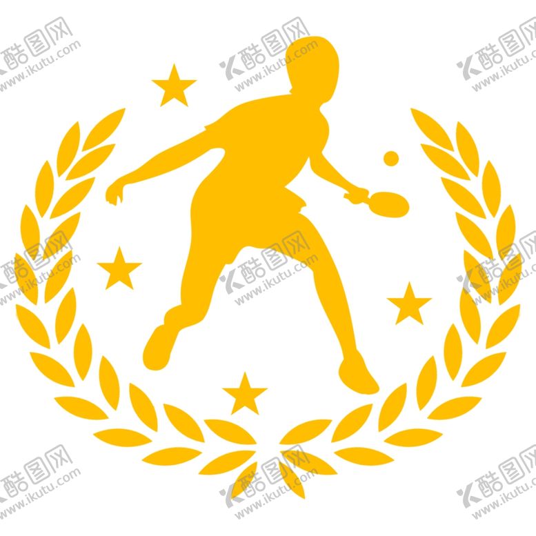 编号：64963801150710501745【酷图网】源文件下载-乒乓球奖杯