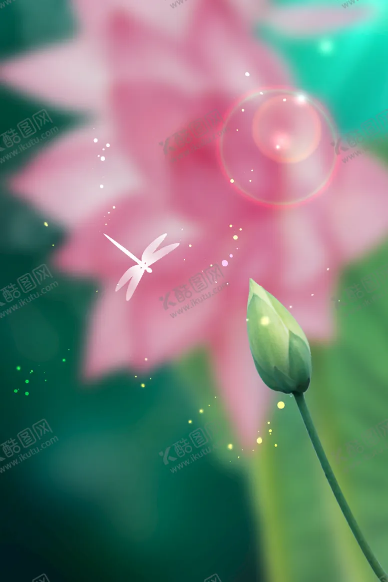编号：41018710170947497829【酷图网】源文件下载-荷花背景