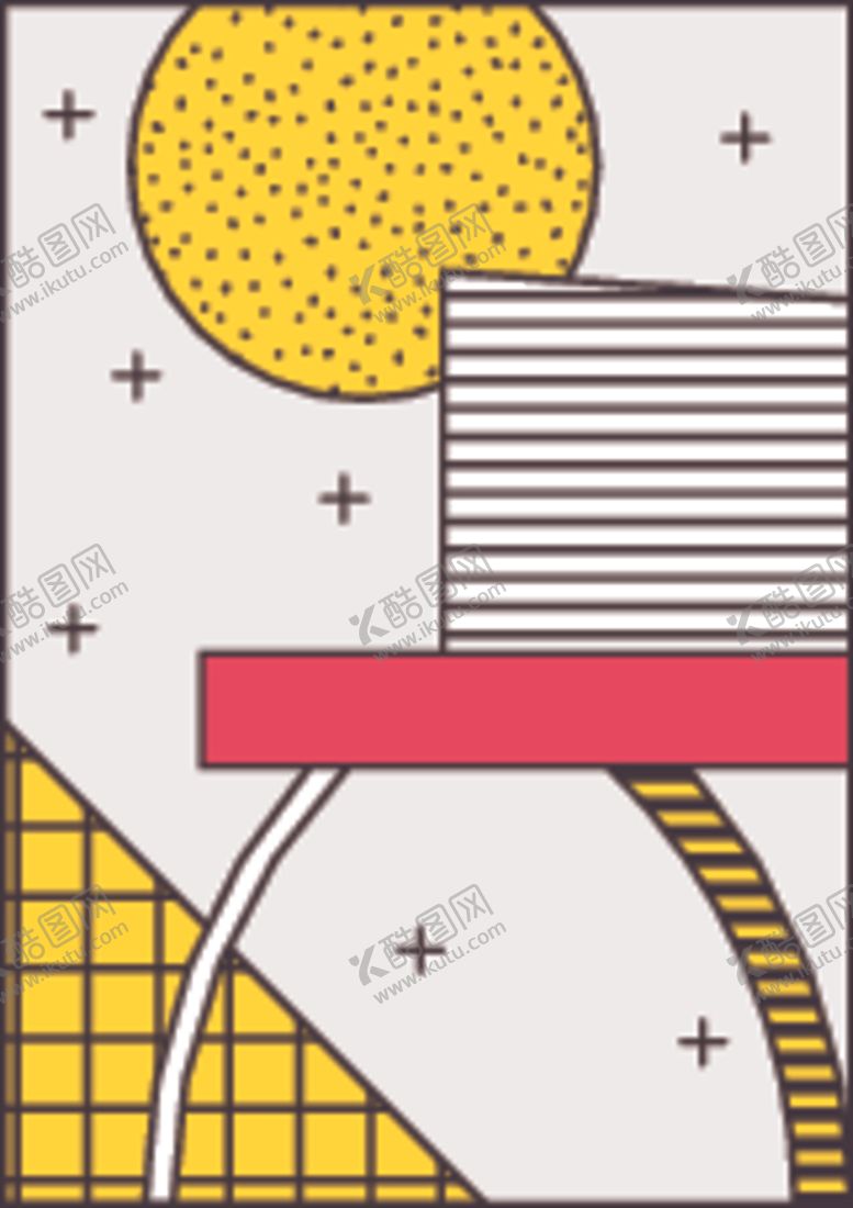 编号：80199609160052114530【酷图网】源文件下载-孟菲斯抽象装饰图案