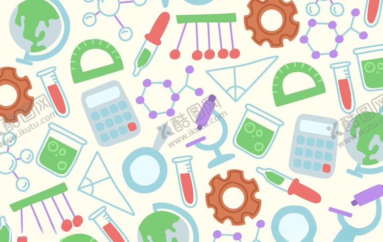 编号：23669709251821338663【酷图网】源文件下载-矢量科学实验器材