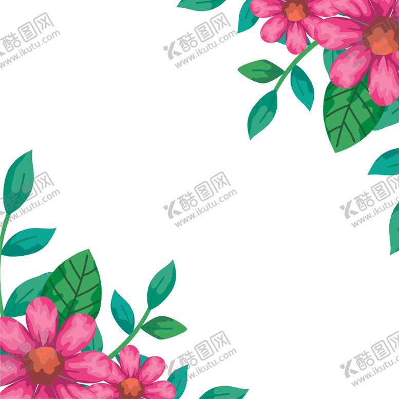 编号：53022005190855393181【酷图网】源文件下载-矢量手绘花朵