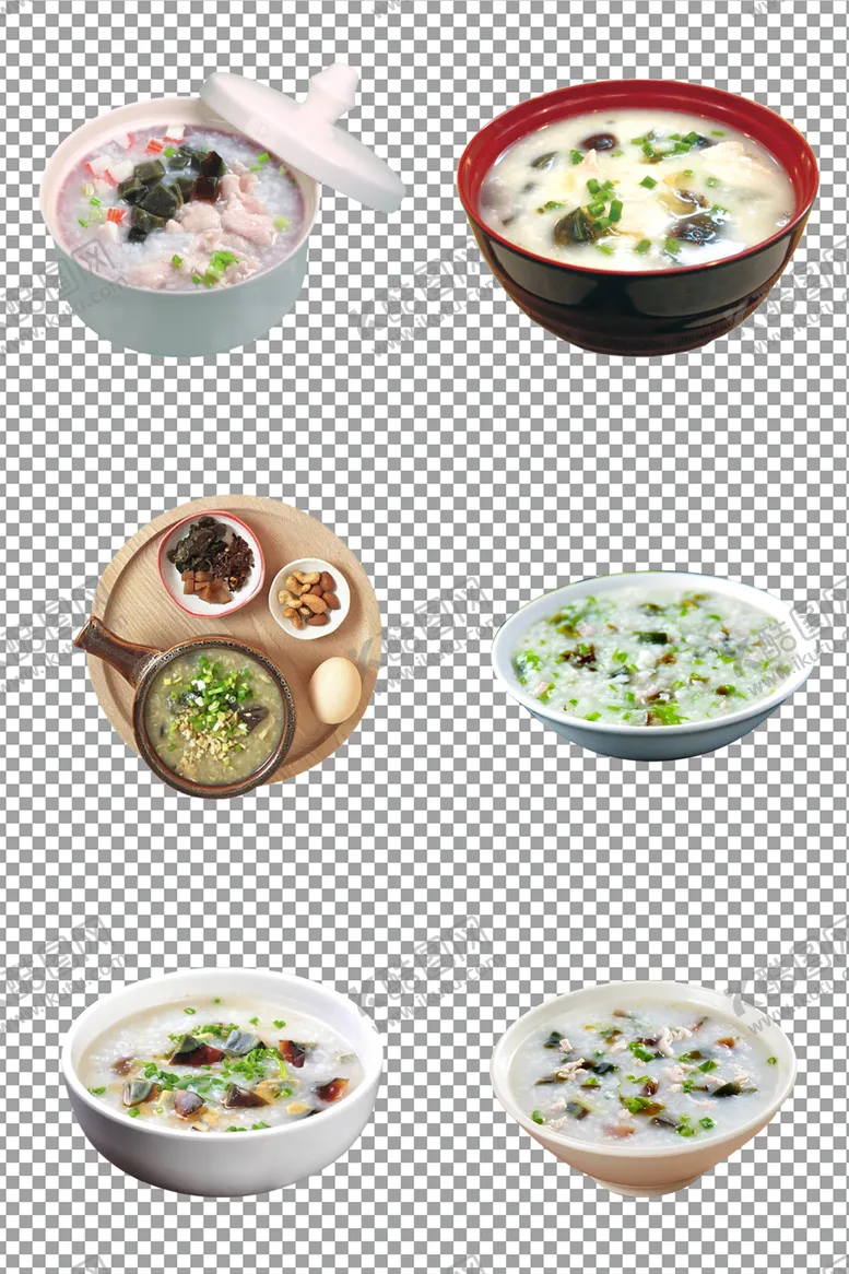 编号：99741804171339012079【酷图网】源文件下载-葱花皮蛋瘦肉粥