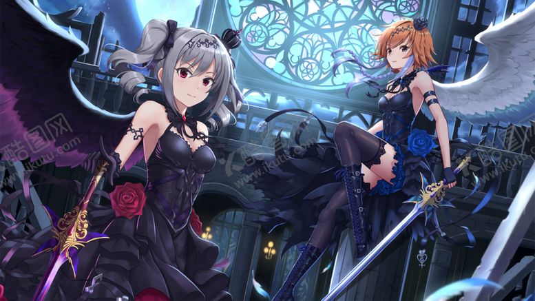 编号：21190610020546347136【酷图网】源文件下载-彩色动漫人物插画背景