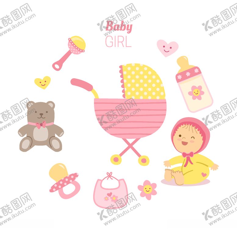 编号：39977109240441425279【酷图网】源文件下载-婴儿元素相关