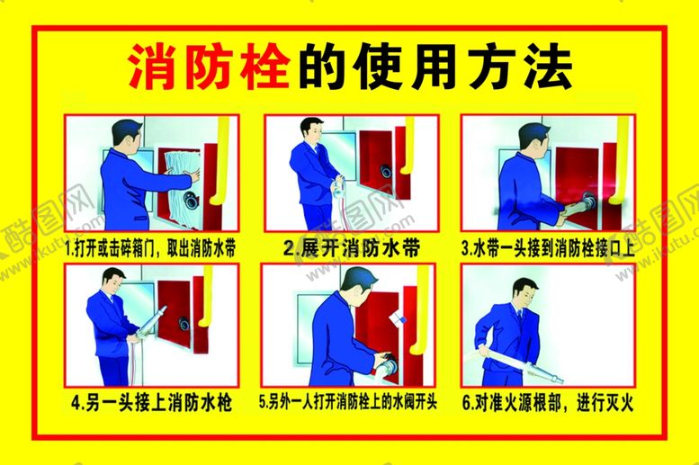 编号：85017212010541518668【酷图网】源文件下载-消防栓的使用方法