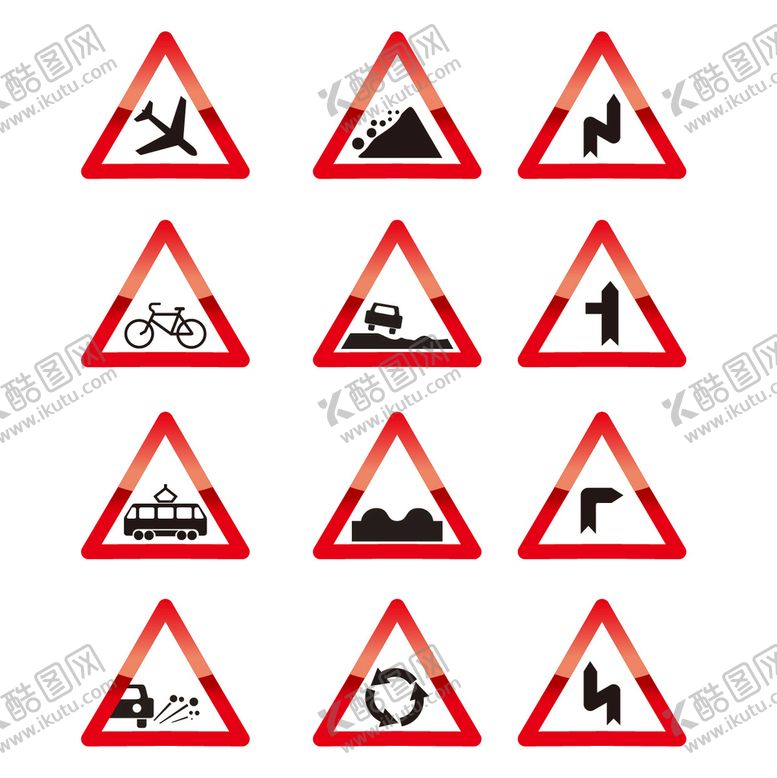 编号：83853510151752367646【酷图网】源文件下载-道路交通标志