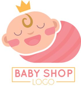 卡通小孩婴儿母婴广告手绘儿童婴儿海报