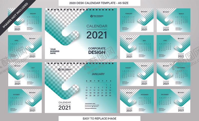 编号：23550309272056439269【酷图网】源文件下载-2021年日历