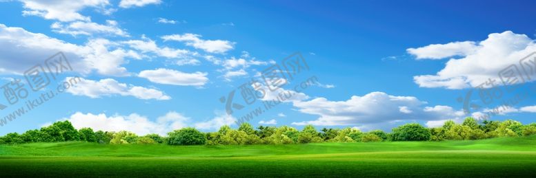 编号：98919203062324056675【酷图网】源文件下载-蓝天草原
