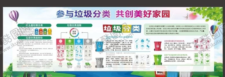 编号：51768804170732222278【酷图网】源文件下载-垃圾分类宣传栏