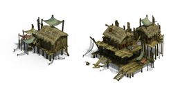 游戏房屋建筑物元素