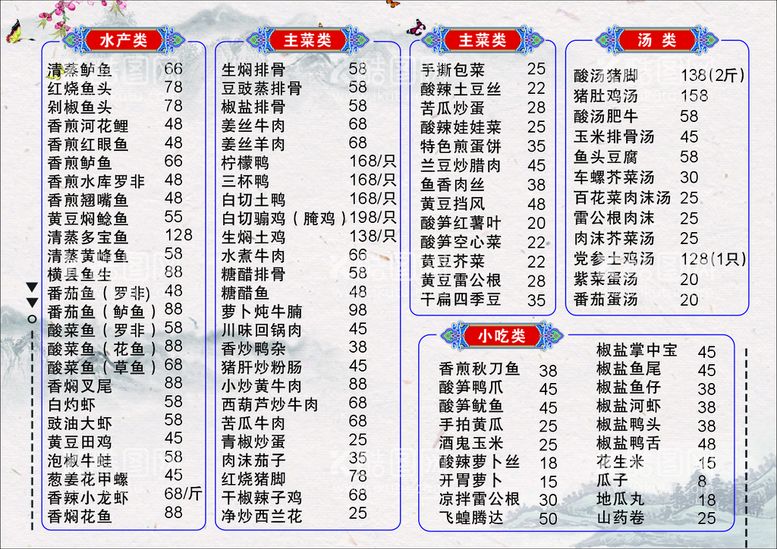 编号：85464312241321369922【酷图网】源文件下载-菜单