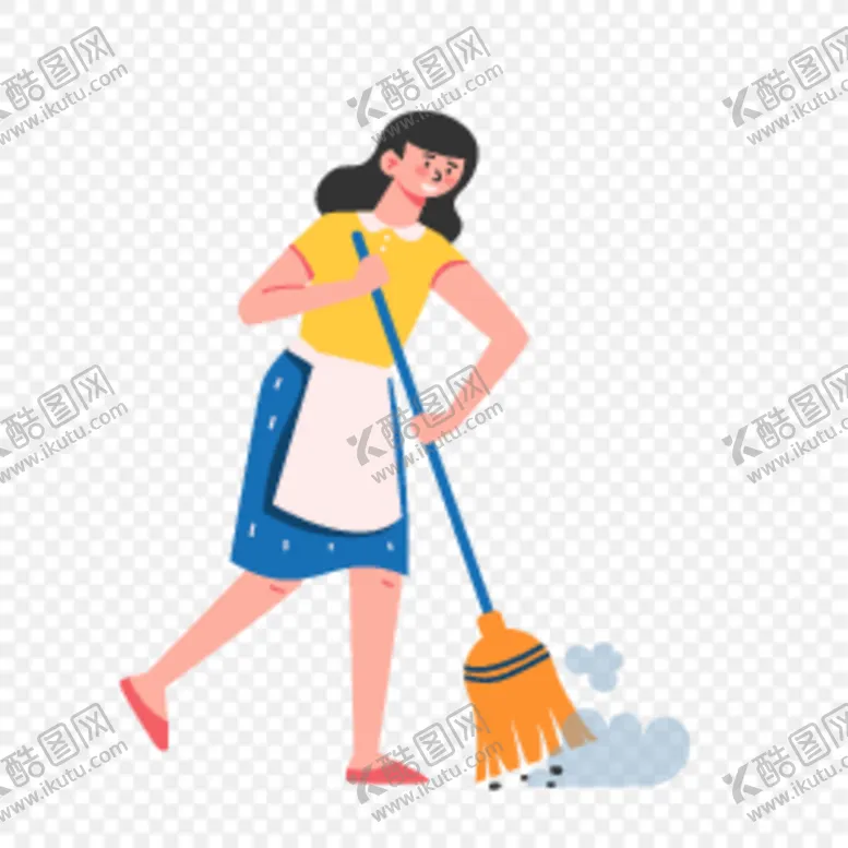编号：70325601131518094441【酷图网】源文件下载-做家务插画