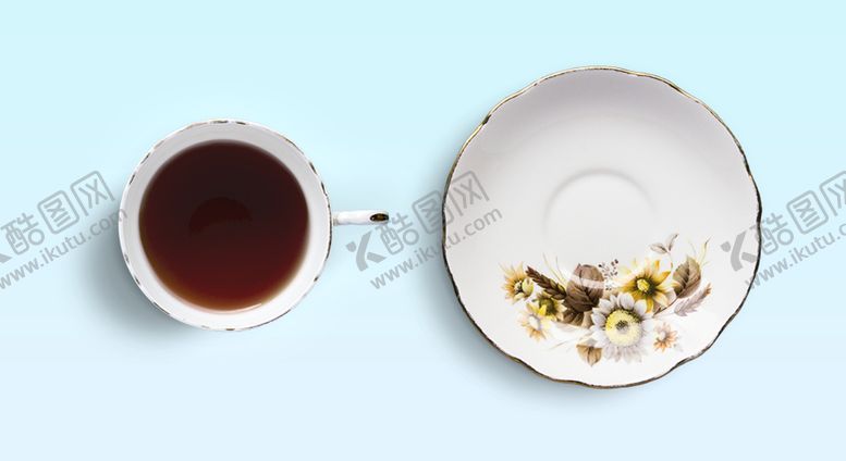 编号：94715610120015274903【酷图网】源文件下载-盘子茶杯